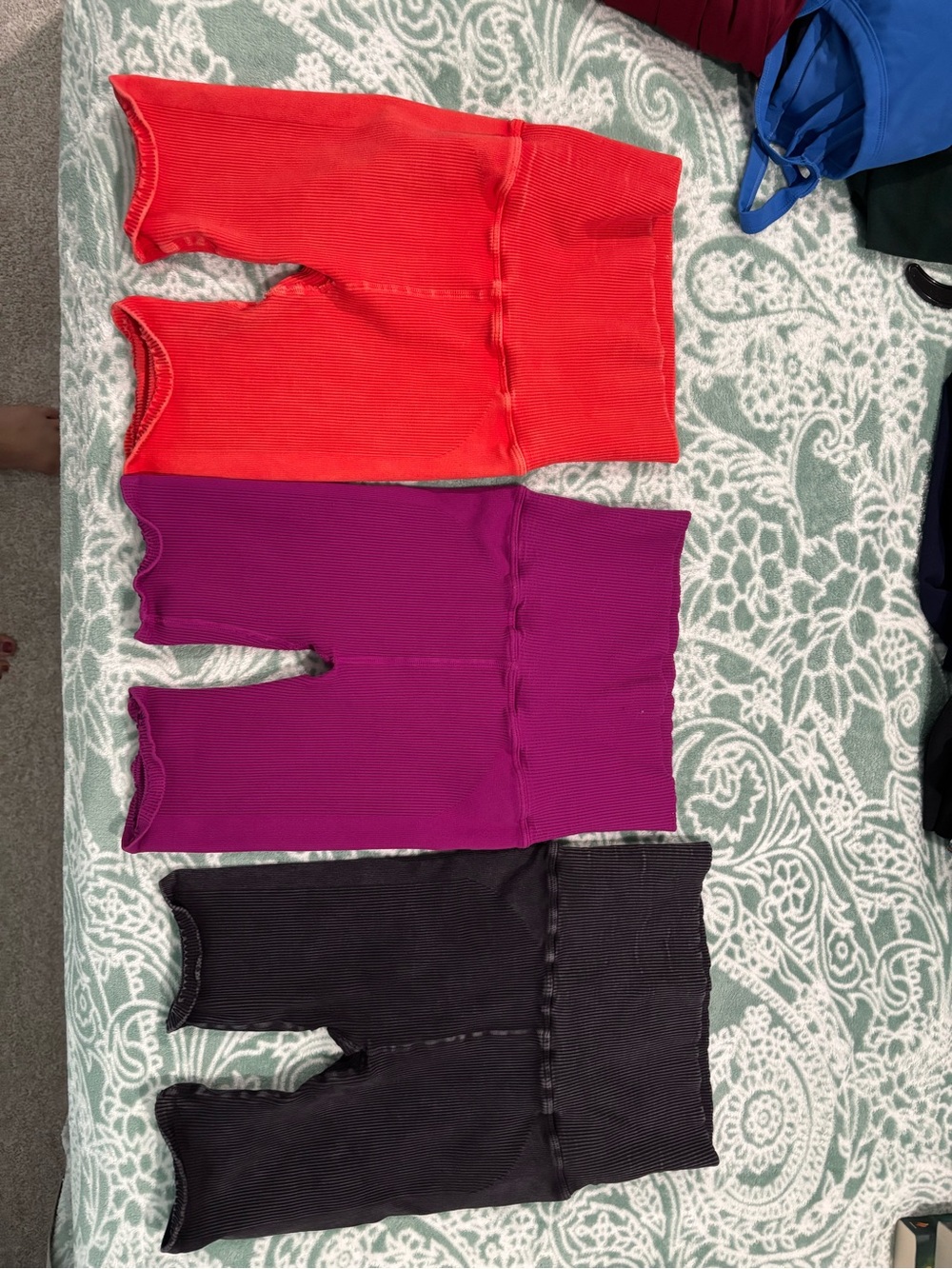 FP Movement Biker Shorts - Red, Purple, Black